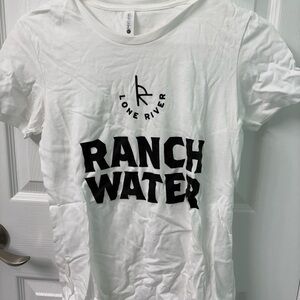 Ranch water white tshirt Medium